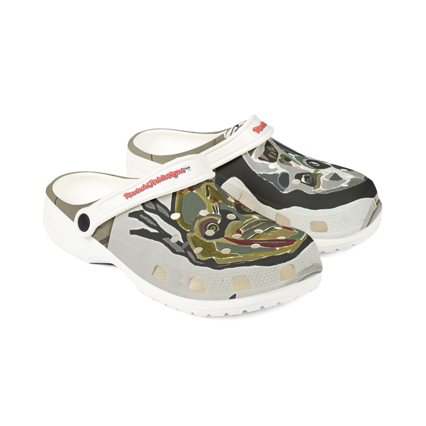 3 amigos  Camouflage Skull Clog - EVA Foam Slip-On Shoes