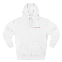 HEART ATTACK  Abstract Psyche Hoodie — Colorful Three-Panel Back Art Fleece Hoodie