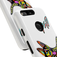 HUSKY  Colorful Abstract Dog Phone Case — 'MAD' Signature Protective Case