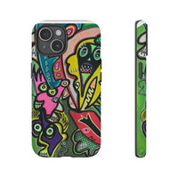 CONCERT  Abstract Graffiti Phone Case — Colorful Street Art Tough Cases