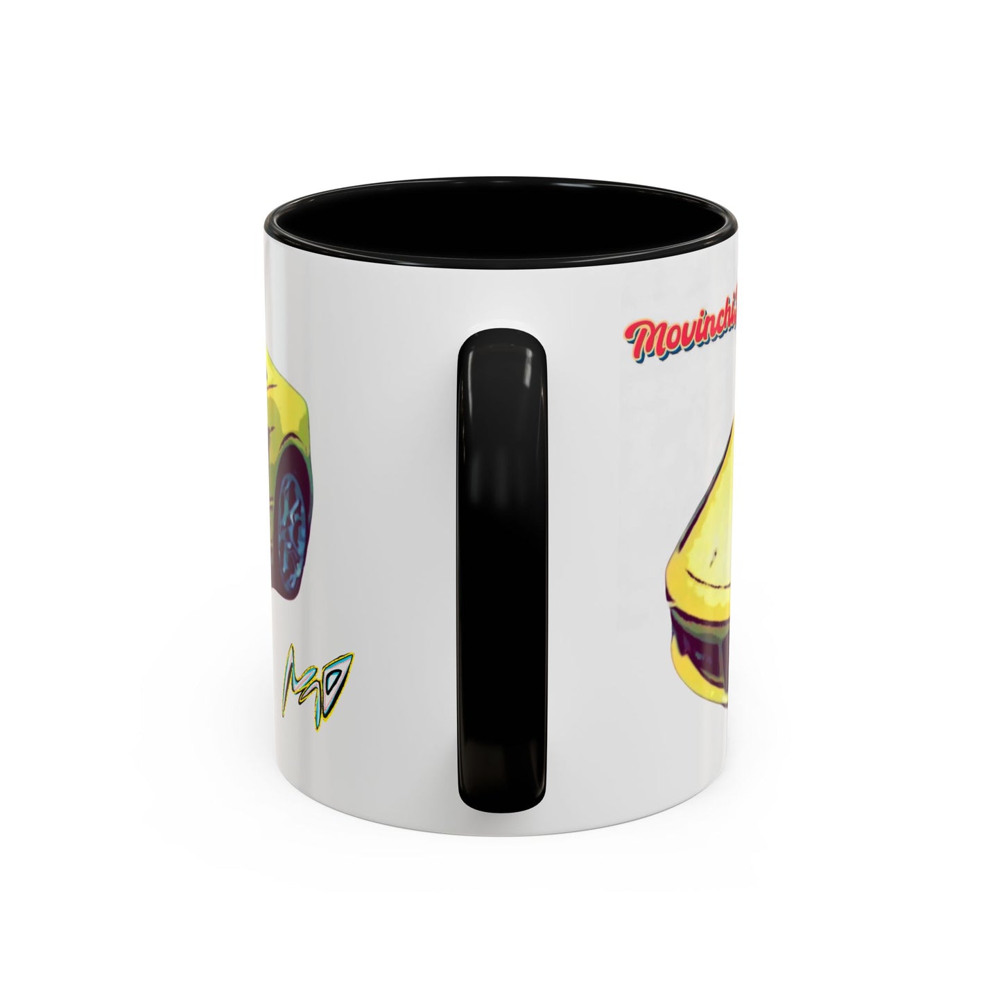 GALLARDO.  Sports Car Coffee Mug — Yellow Supercar Accent Mug (11/15oz)