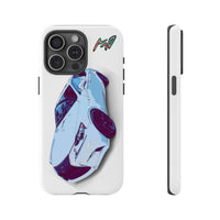 Melvin White Sports Car Phone Case - Retro Pop Art Supercar Protective Tough Case