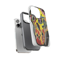 VINCENT.  Skull Riot Phone Case – Colorful Abstract Horror Art Protective Cover