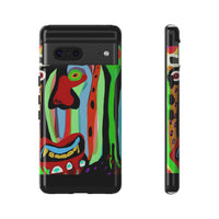 CRAZY.   Tribal Face Phone Case — Colorful Modern Art iPhone Cover