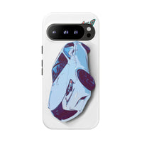 Melvin White Sports Car Phone Case - Retro Pop Art Supercar Protective Tough Case