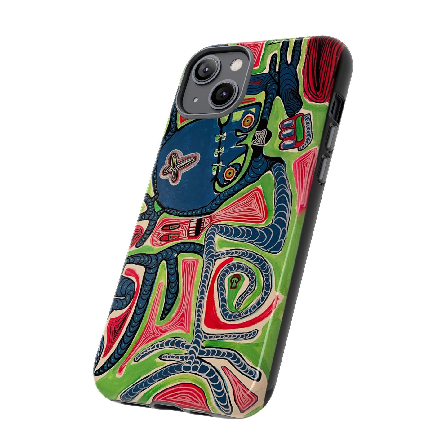 Abstract AFTERLIFE Phone Case — Bold Psychedelic Music Art