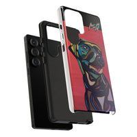 Colorful Pit LABRADOR Tough Phone Case — Vibrant Pop Art Dog Design
