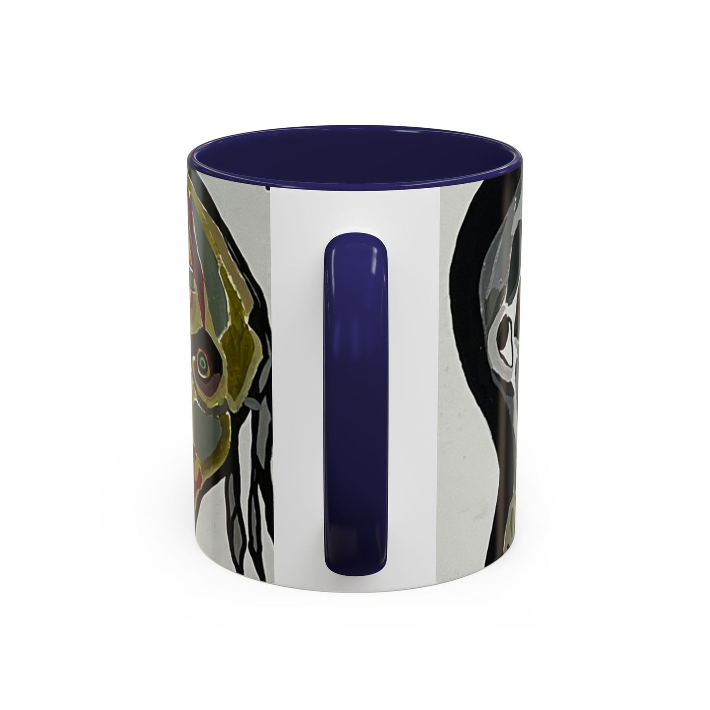 3 amigos2.0 Zombie Skull Coffee Mug — Spooky Horror Accent Mug (11/15 oz)