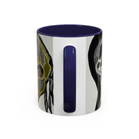 3 amigos2.0 Zombie Skull Coffee Mug — Spooky Horror Accent Mug (11/15 oz)
