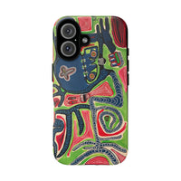 Abstract AFTERLIFE Phone Case — Bold Psychedelic Music Art