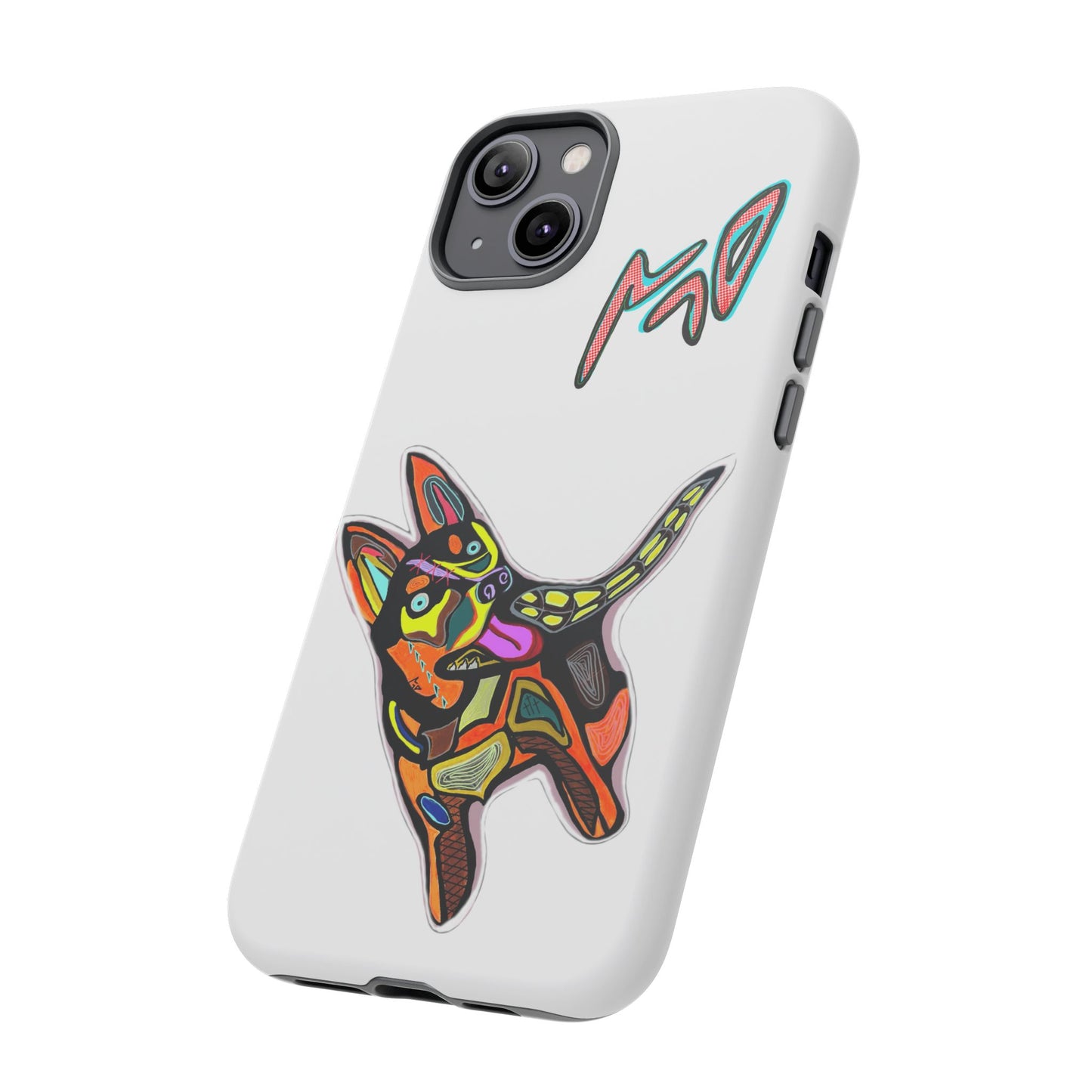 HUSKY  Colorful Abstract Dog Phone Case — 'MAD' Signature Protective Case