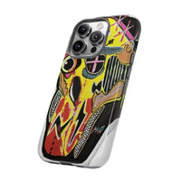 VINCENT.  Skull Riot Phone Case – Colorful Abstract Horror Art Protective Cover