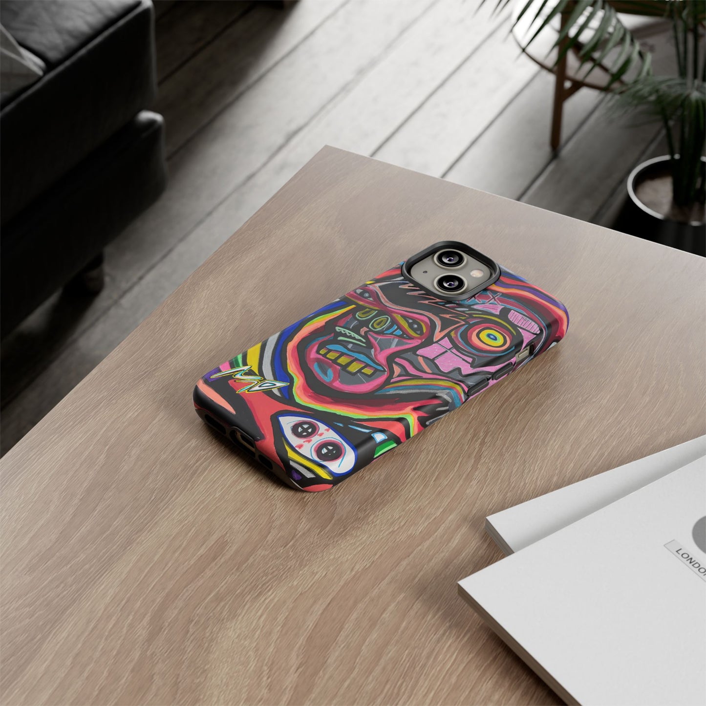 CRAZY Graffiti Phone Case — Colorful Street Art Protective Cover