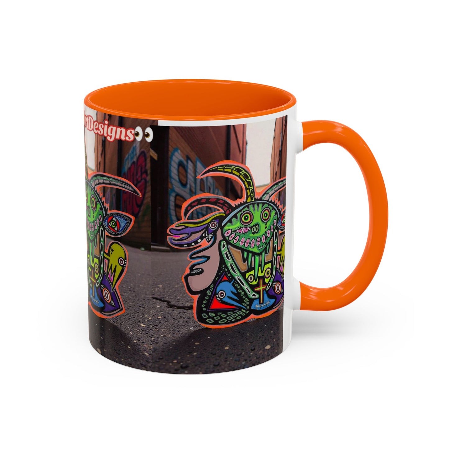 RYDER5.0  Street Art Mug — Colorful Graffiti Character Coffee Cup (11/15oz)