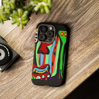 CRAZY.   Tribal Face Phone Case — Colorful Modern Art iPhone Cover