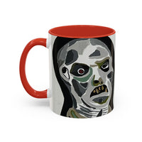 3 amigos2.0 Zombie Skull Coffee Mug — Spooky Horror Accent Mug (11/15 oz)
