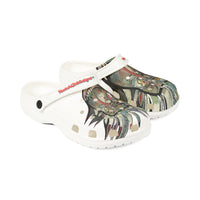 Artistic Tribal Mask EVA Foam Clogs - Printed Slip-On Garden Shoes