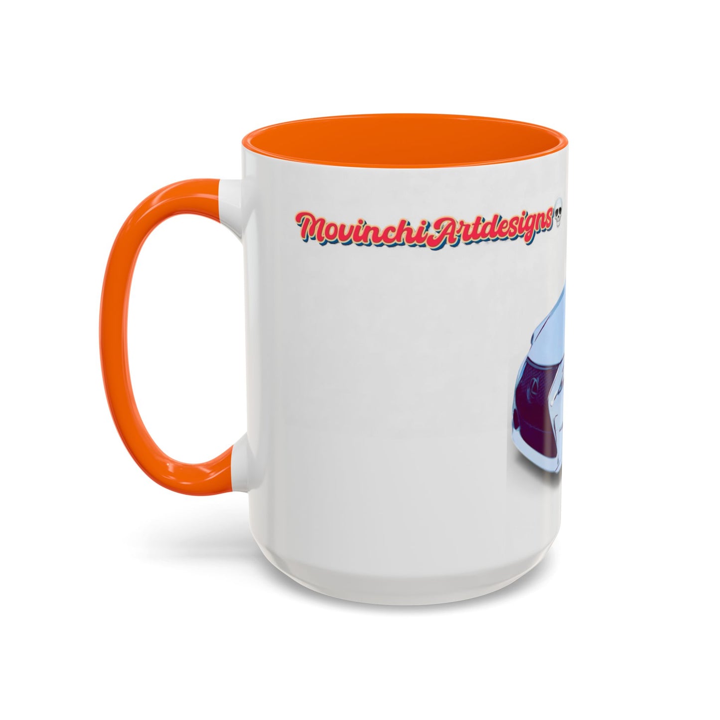 IS300 Car Lover Accent Coffee Mug – White Sports Sedan Design (11oz & 15oz)