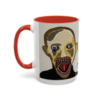 3 amigos Creepy Masked Faces Accent Coffee Mug – Horror Art 11/15oz