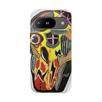 VINCENT.  Skull Riot Phone Case – Colorful Abstract Horror Art Protective Cover