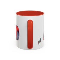 Red NSX Supercar Accent Coffee Mug — MovinchiArtDesigns Sports Car Graphic