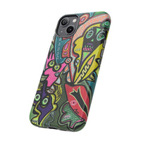 CONCERT  Abstract Graffiti Phone Case — Colorful Street Art Tough Cases
