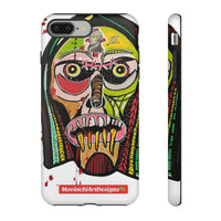 KUNTA.  Abstract Tribal Skull Phone Case — Colorful Street Art Protective Cover