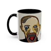 3 amigos Creepy Masked Faces Accent Coffee Mug – Horror Art 11/15oz