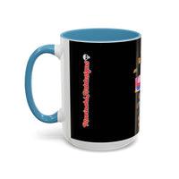 Coffee Mug — Colorful Abstract Cross Accent Ceramic Mug (11/15 oz)