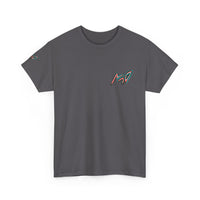 Graphic Tee — Colorful CRAZY TUNA  Illustration Back Print Tee