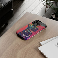 Colorful Pit LABRADOR Tough Phone Case — Vibrant Pop Art Dog Design