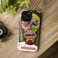KUNTA.  Abstract Tribal Skull Phone Case — Colorful Street Art Protective Cover