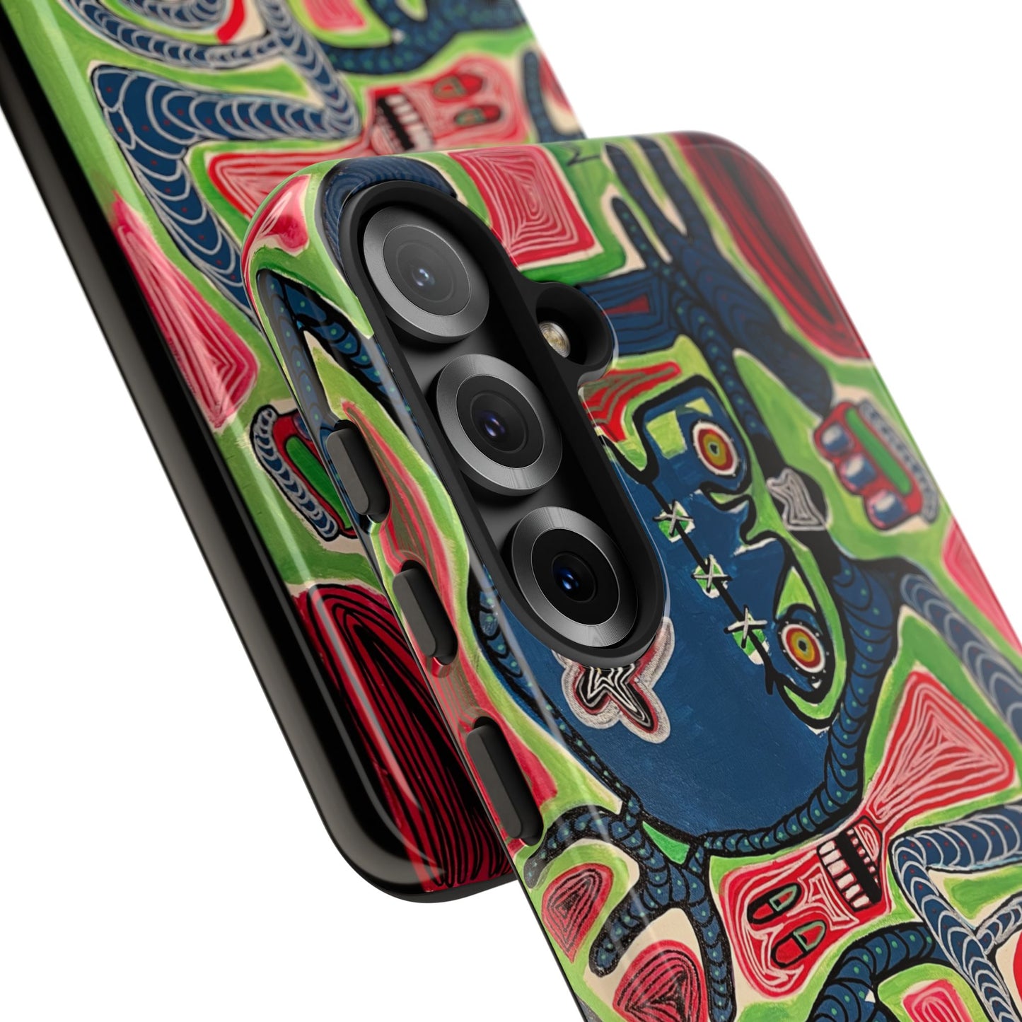 Abstract AFTERLIFE Phone Case — Bold Psychedelic Music Art