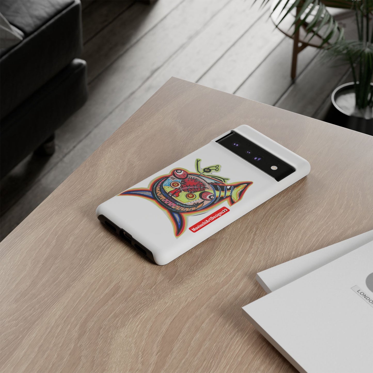 Phone Case — Colorful Abstract PARASITE  Fish Art Tough Cases