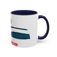 AERIAL.   Wave Accent Coffee Mug — Watersports Lover Gift