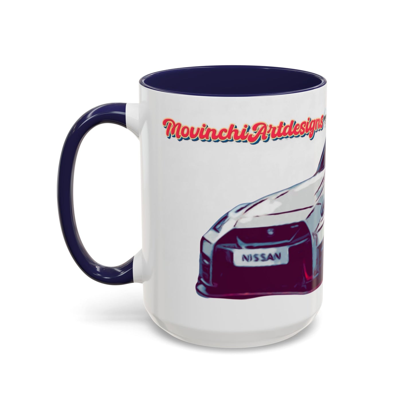 R35.  Sports Car Accent Mug — Nissan GT-R Inspired Coffee Cup (11/15oz)