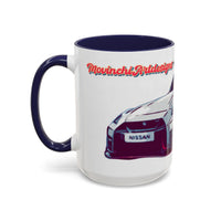 R35.  Sports Car Accent Mug — Nissan GT-R Inspired Coffee Cup (11/15oz)