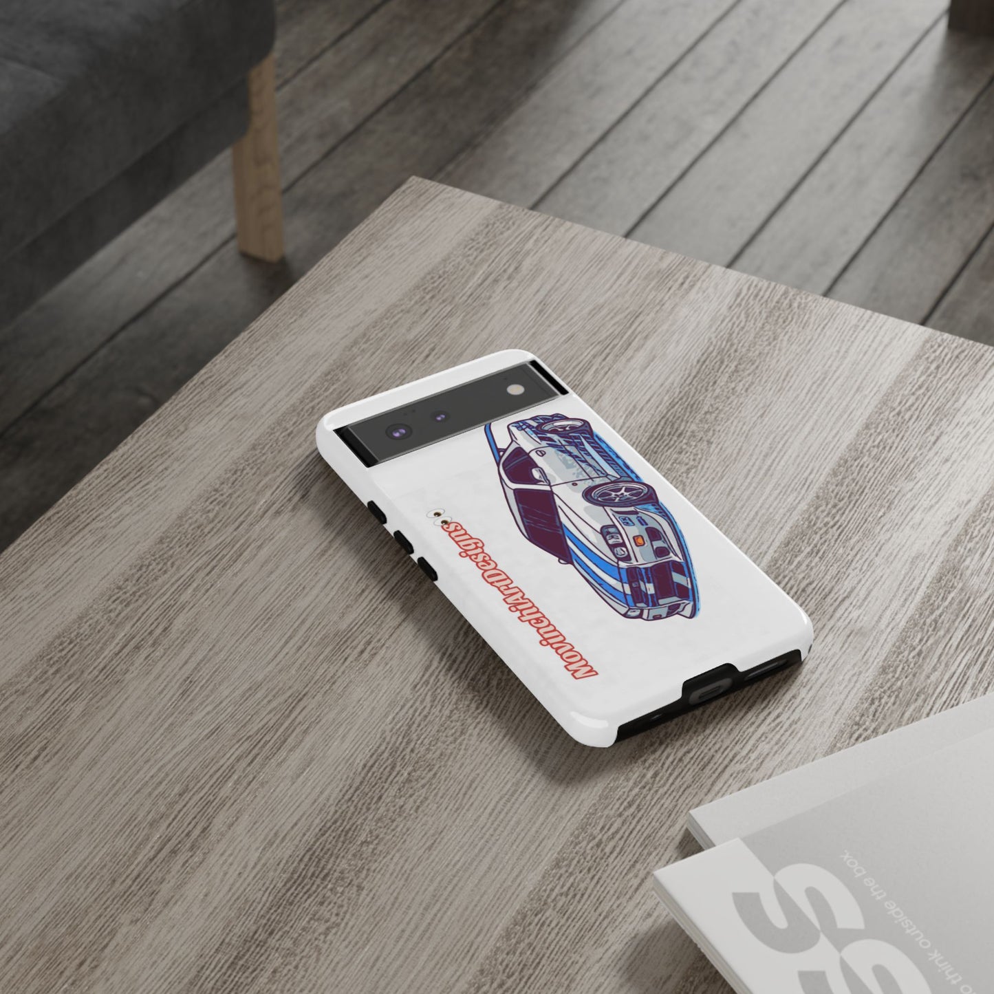 Retro Skyline r34 Phone Case — Vintage Sports Car Graphic