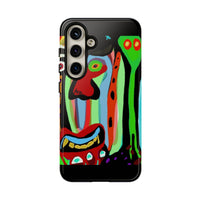 CRAZY.   Tribal Face Phone Case — Colorful Modern Art iPhone Cover