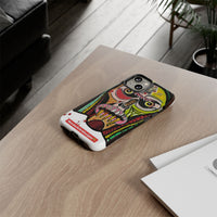 KUNTA.  Abstract Tribal Skull Phone Case — Colorful Street Art Protective Cover