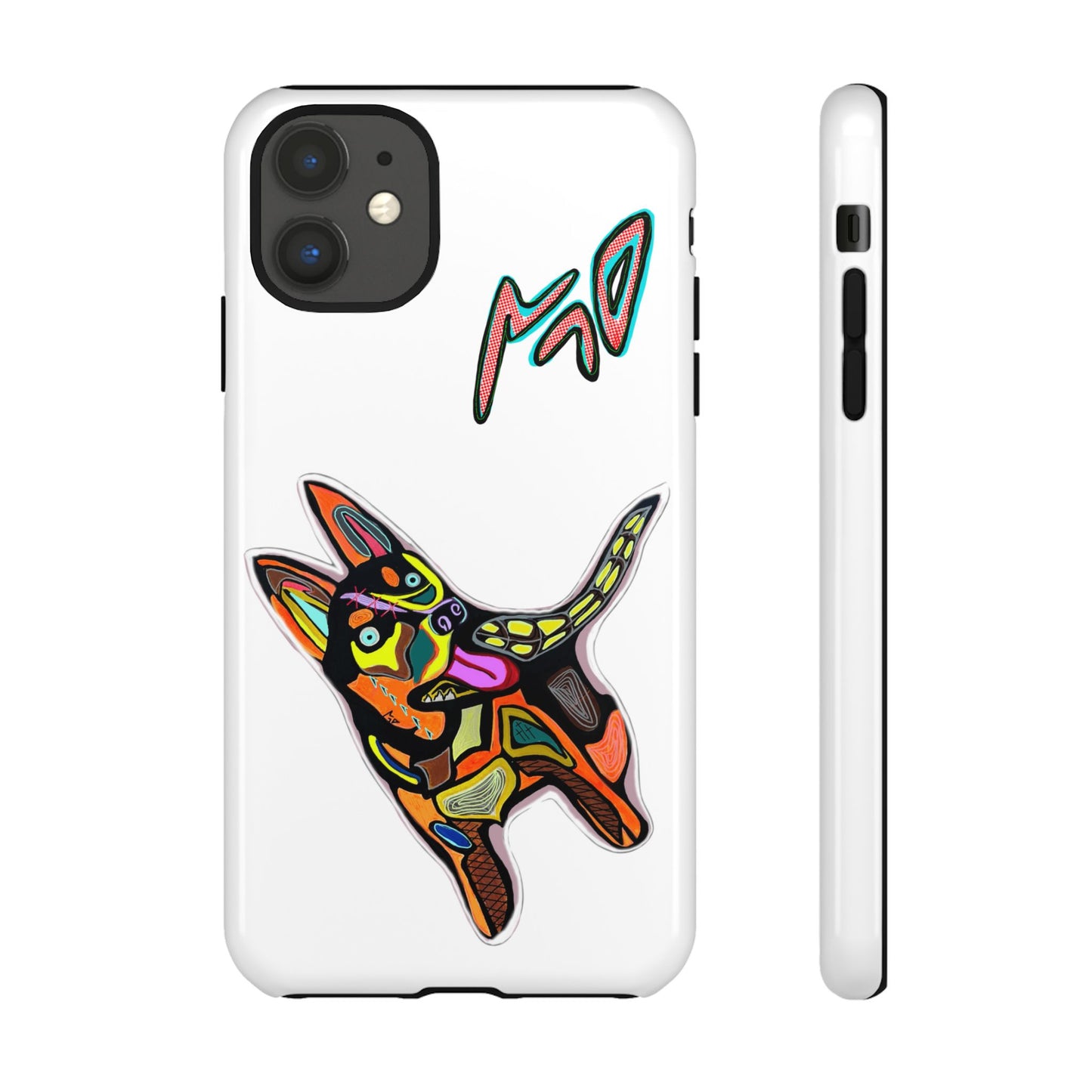 HUSKY  Colorful Abstract Dog Phone Case — 'MAD' Signature Protective Case