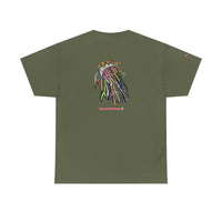 Graphic Tee — Colorful CRAZY TUNA  Illustration Back Print Tee