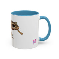 COQUI.  Frog Accent Coffee Mug — Cute Woodland Tree Frog Design (11/15 oz)