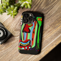CRAZY.   Tribal Face Phone Case — Colorful Modern Art iPhone Cover