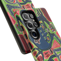Abstract AFTERLIFE Phone Case — Bold Psychedelic Music Art