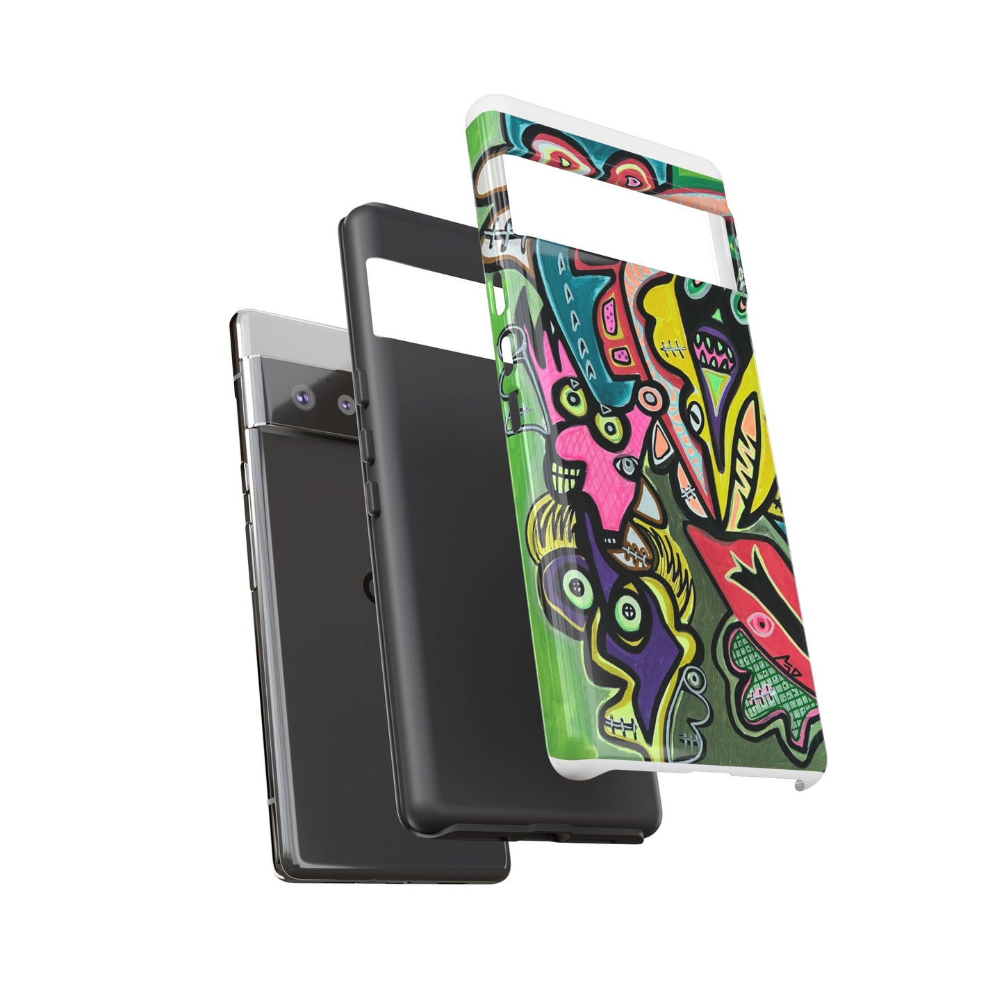 CONCERT  Abstract Graffiti Phone Case — Colorful Street Art Tough Cases