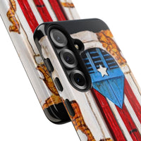 Puerto Rican Flag Phone Case - Rustic Coquí Door Design Tough Case