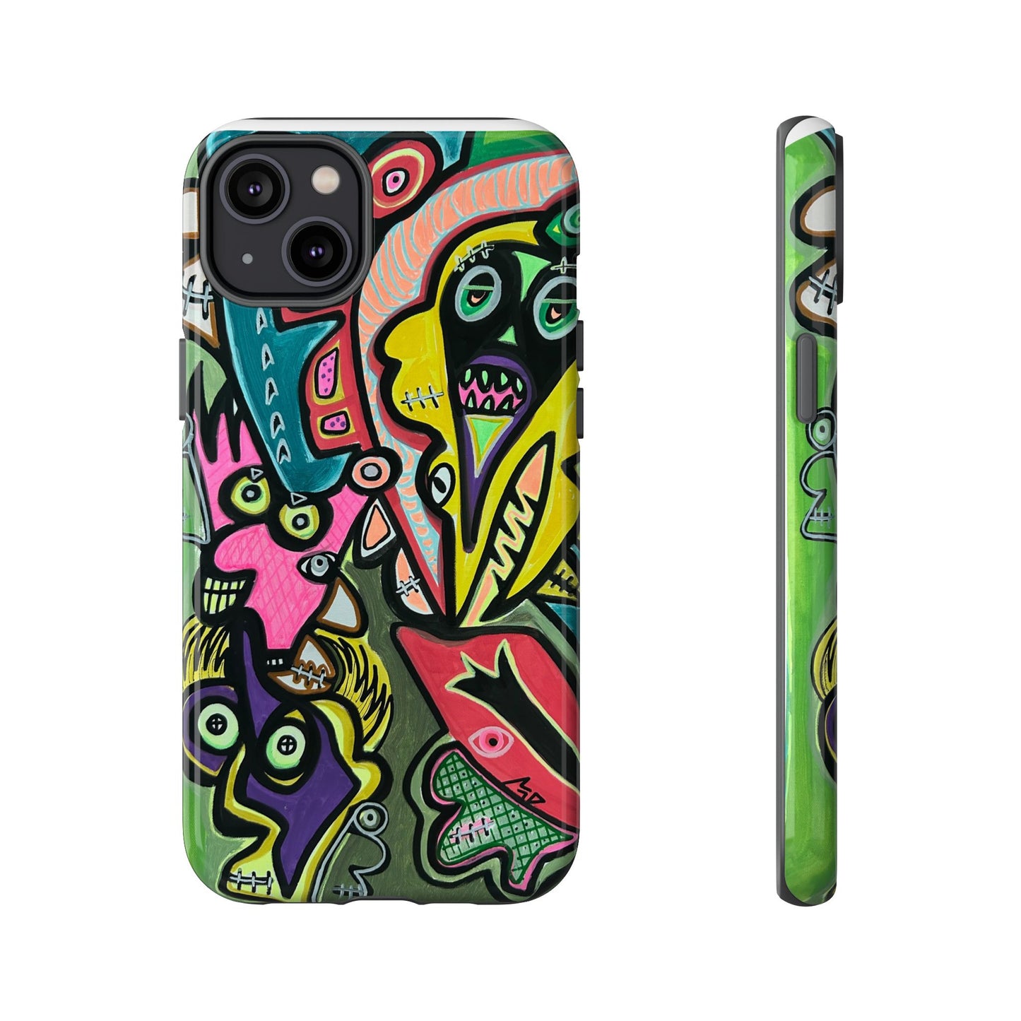 CONCERT  Abstract Graffiti Phone Case — Colorful Street Art Tough Cases