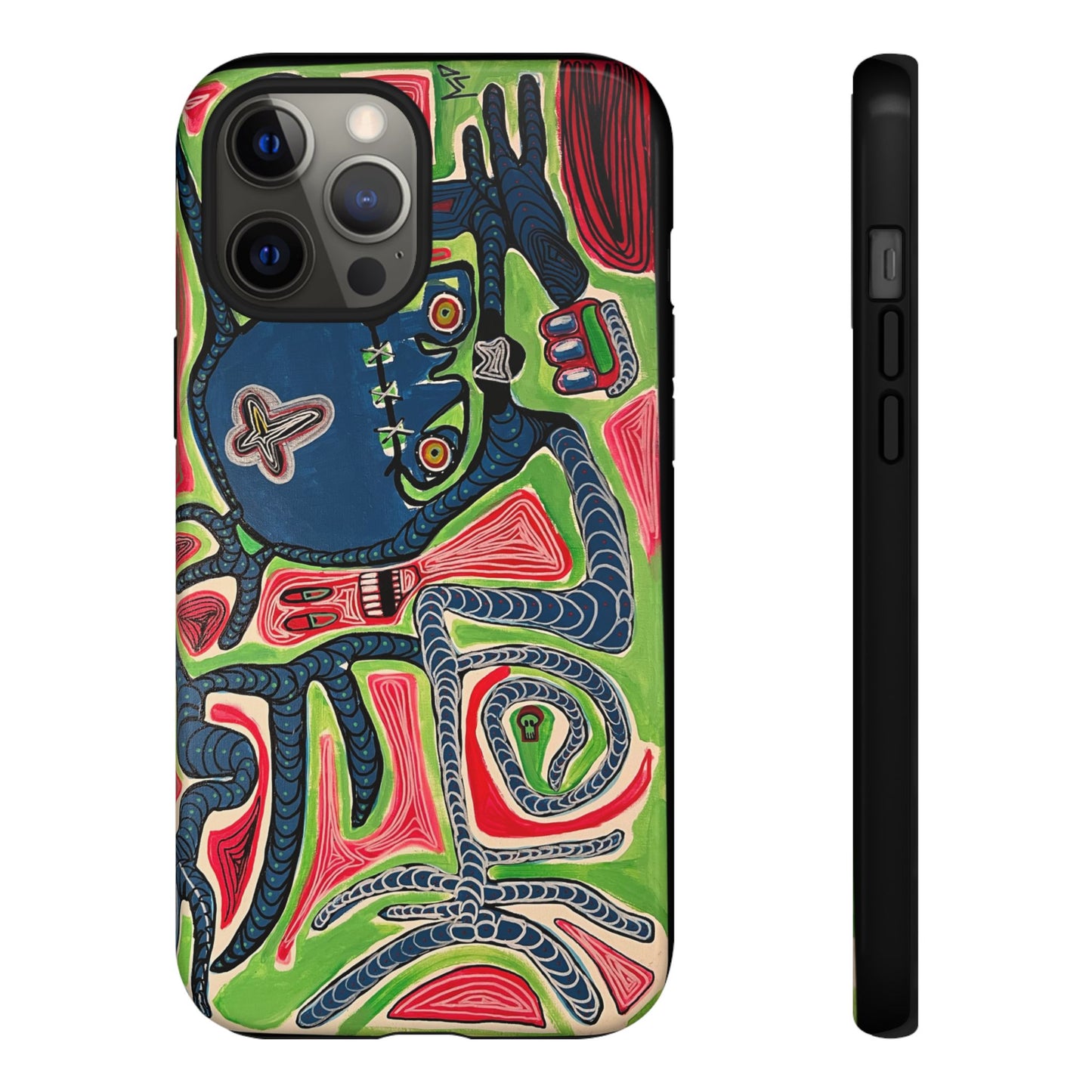 Abstract AFTERLIFE Phone Case — Bold Psychedelic Music Art