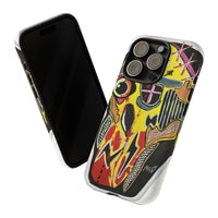VINCENT.  Skull Riot Phone Case – Colorful Abstract Horror Art Protective Cover